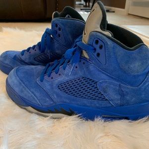 Air Jordan 5 Blue Suede